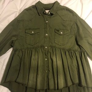 Free People We The Free Dylan Babydoll Top, NEW